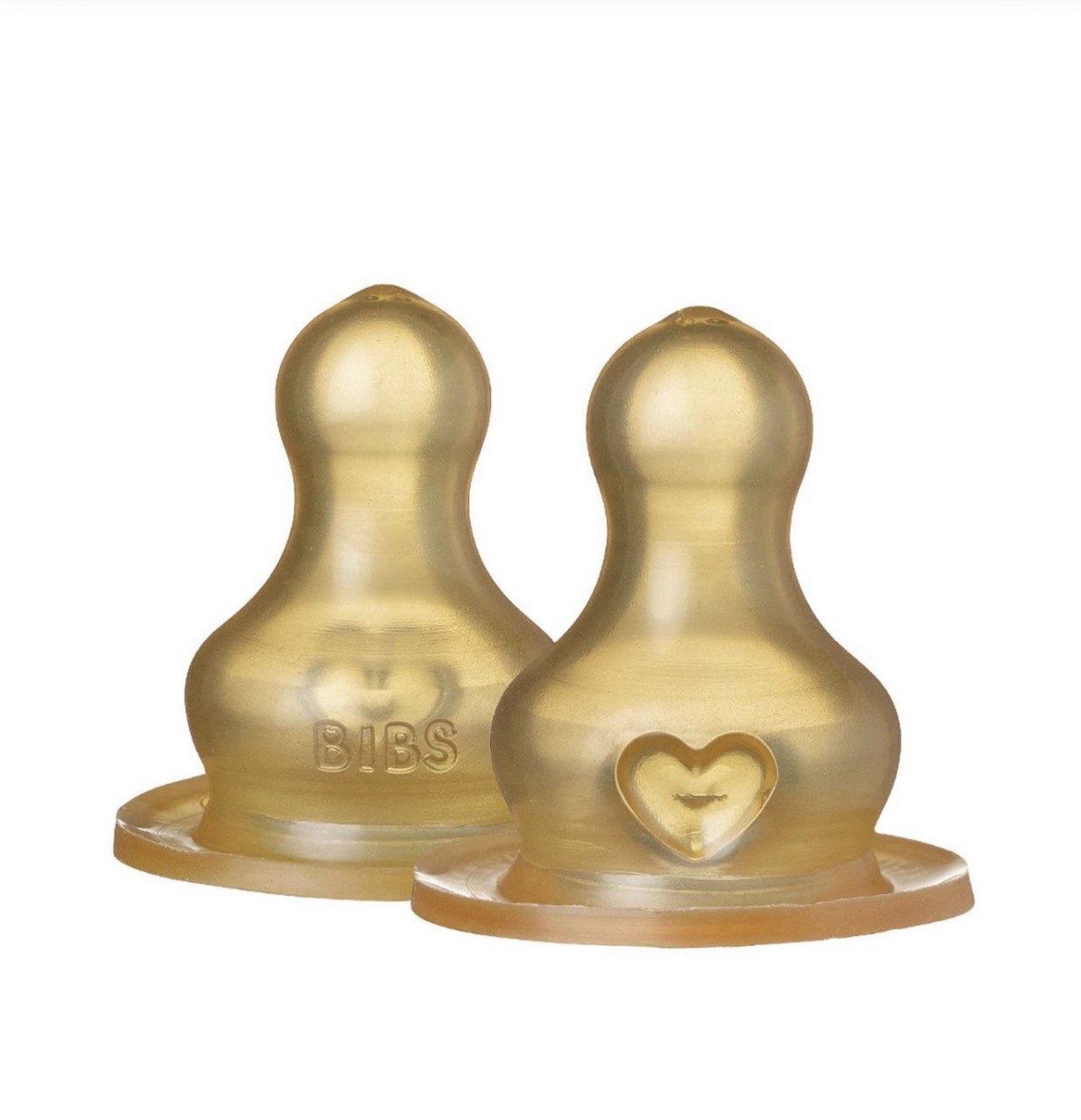 Змінні соски для пляшечки BIBS 2 pack Latex (повільний потік)