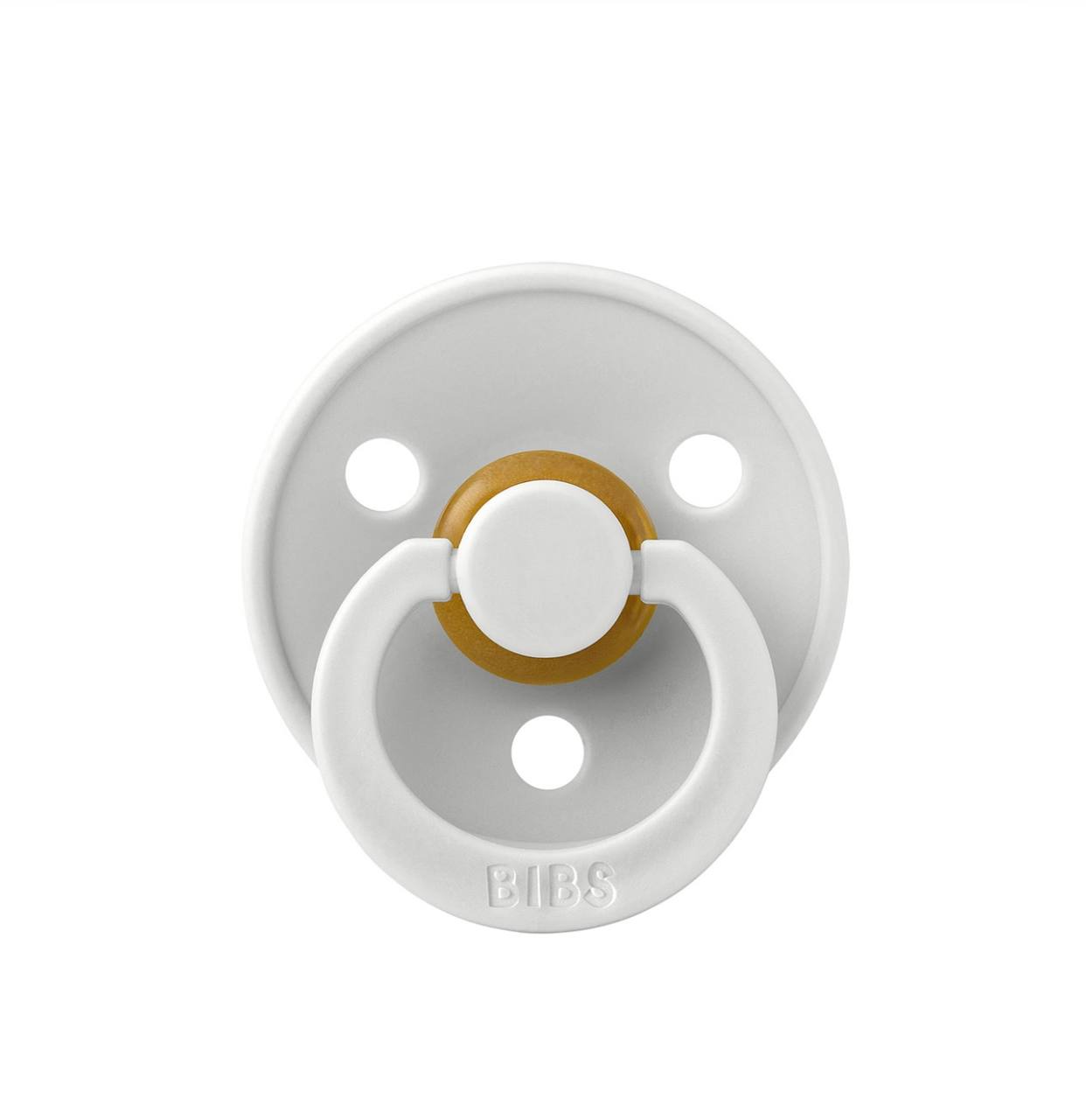 Пустушка BIBS Colour Latex Round (кругла) Haze 0-6 м