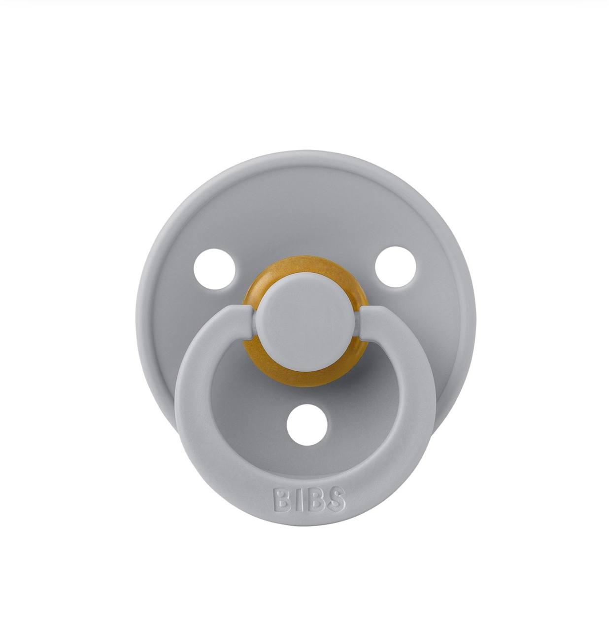 Пустушка BIBS Colour Latex Round (кругла) Cloud 0-6 м