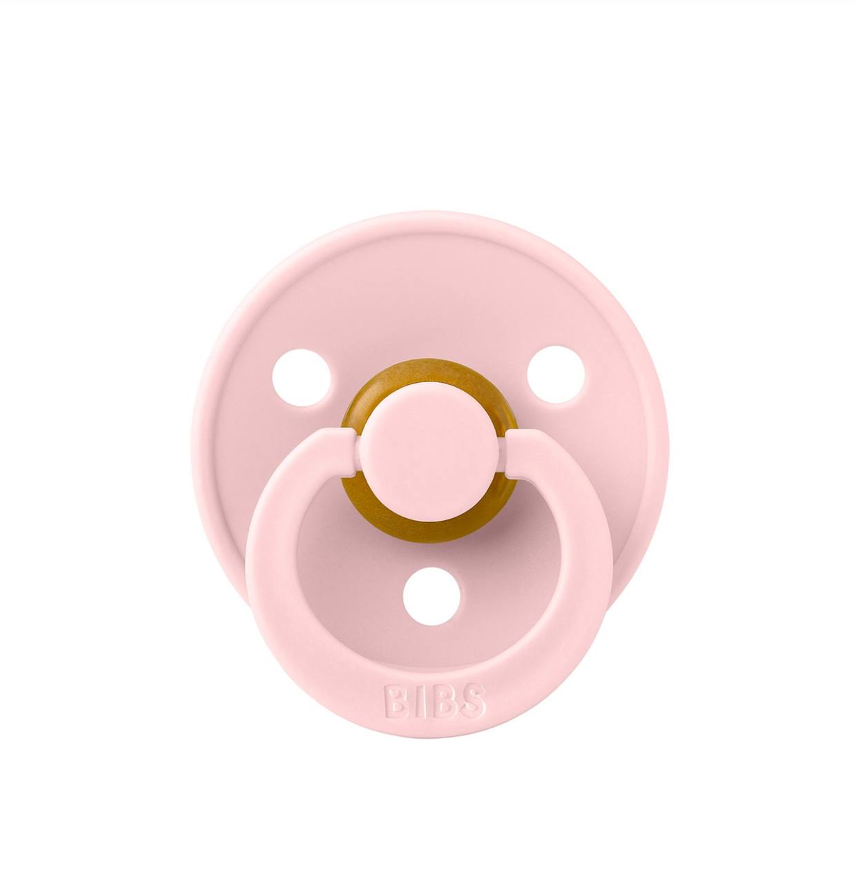 Пустушка BIBS Colour Latex Round (кругла) Blossom 0-6 м