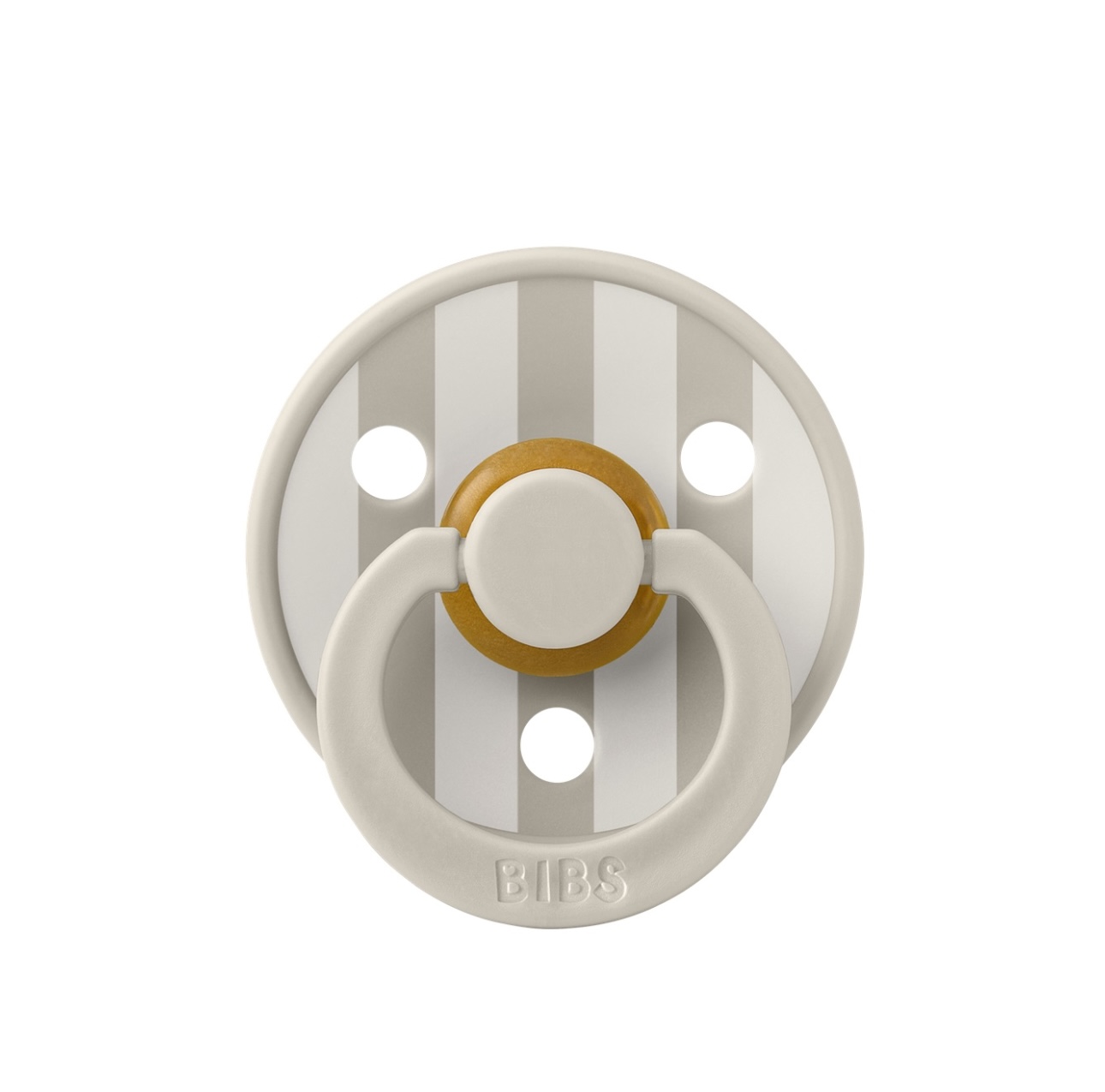 Пустушка Studio Colour Latex Round (кругла) Block-Sand/Ivory 0-6 м