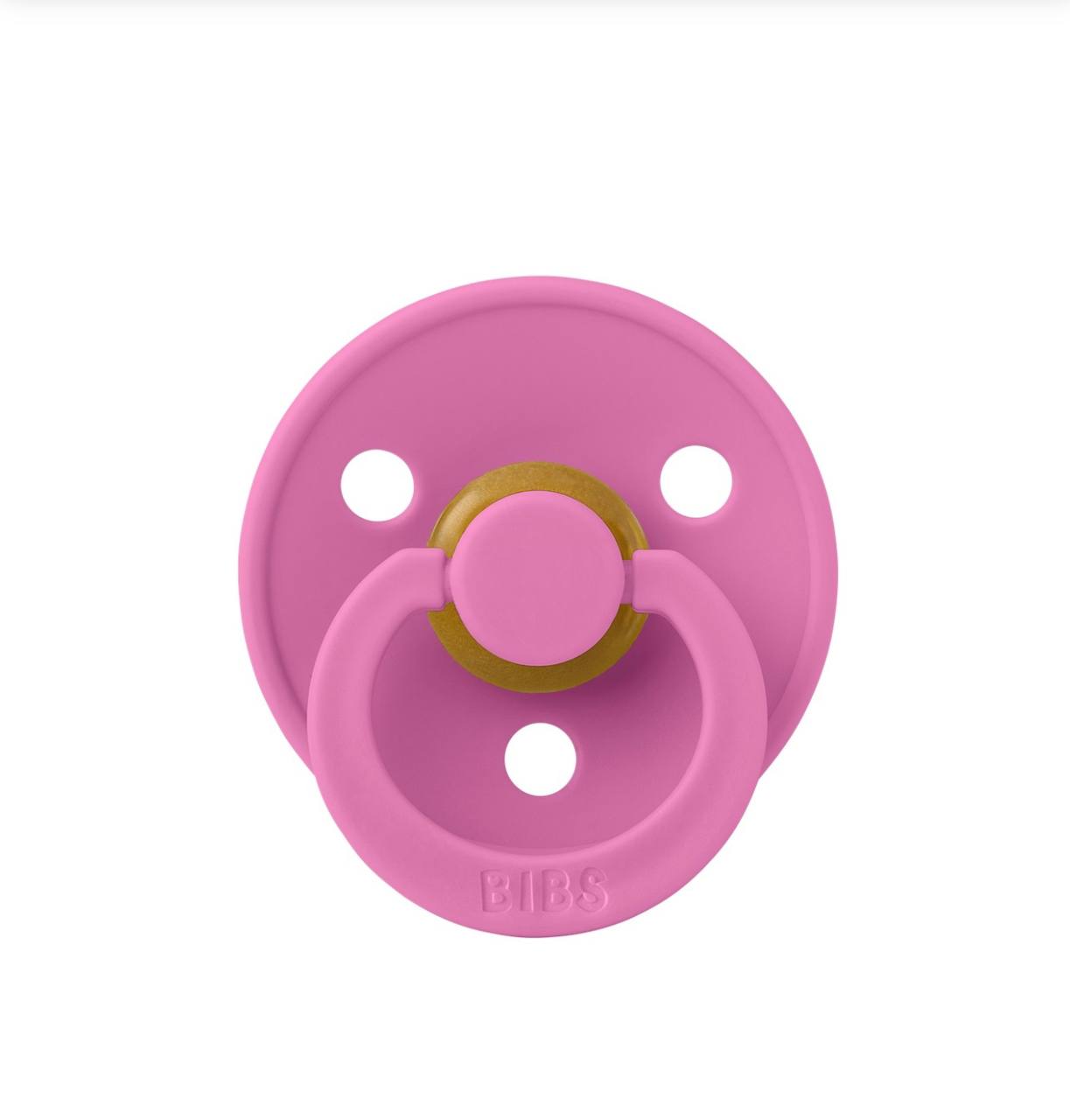 Пустушка BIBS Colour Latex Round (кругла) Babblegum 6-18 м