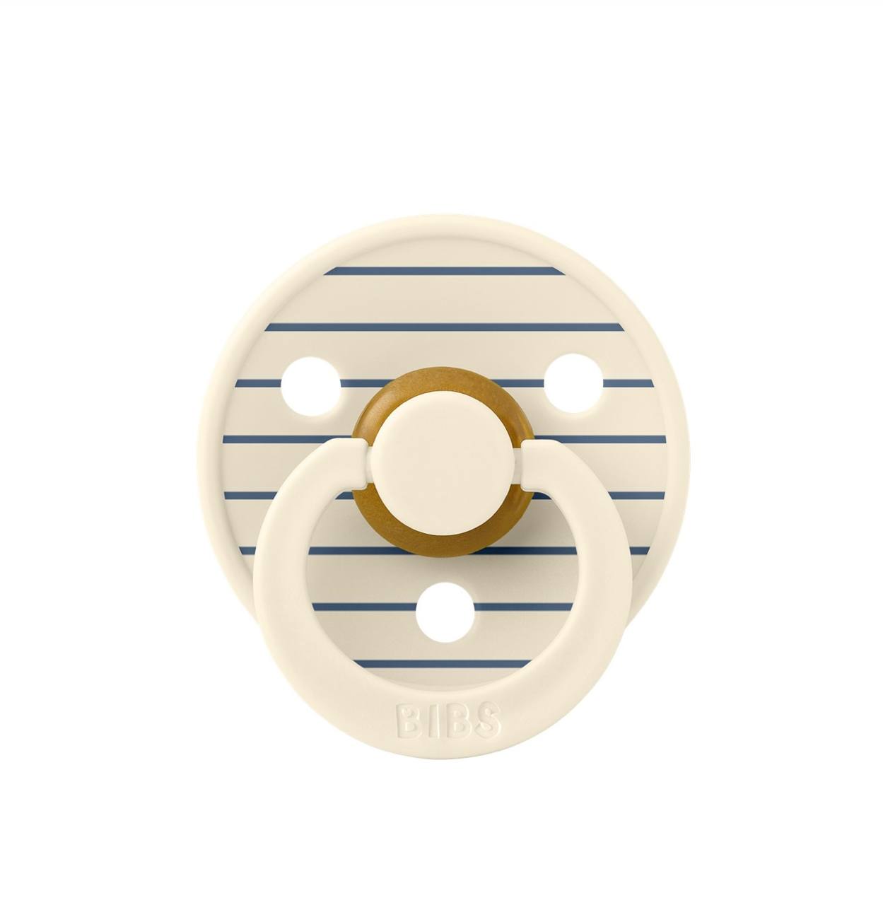 Пустушка Studio Colour Latex Round (кругла) Pin-Ivory/Steel Blue 0-6 м