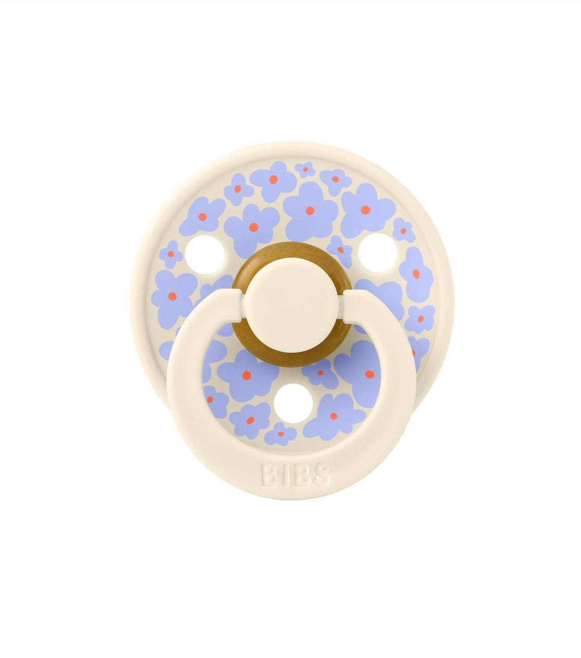 Пустушка Studio Colour Latex Round (кругла) Jasmine Field/Ivory 0-6 м