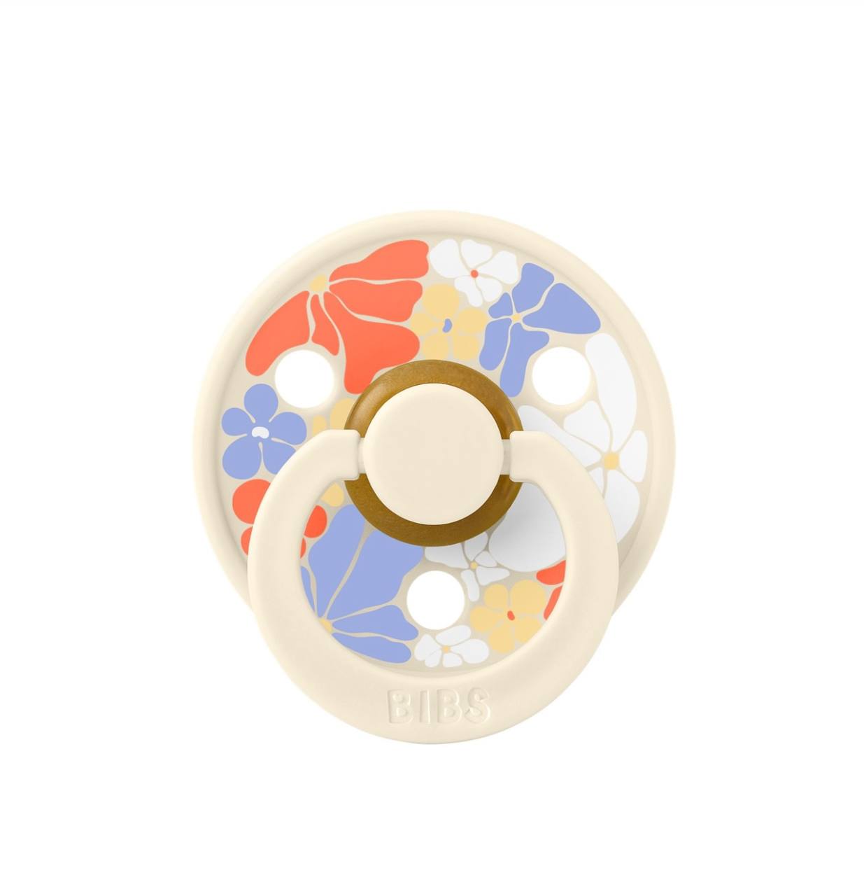 Пустушка Studio Colour Latex Round (кругла) Flower Child/Ivory 0-6 м