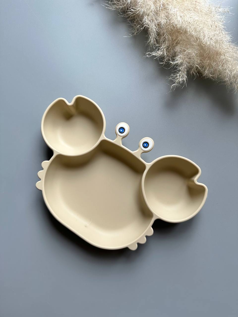 секційна тарілочка Крабик beige