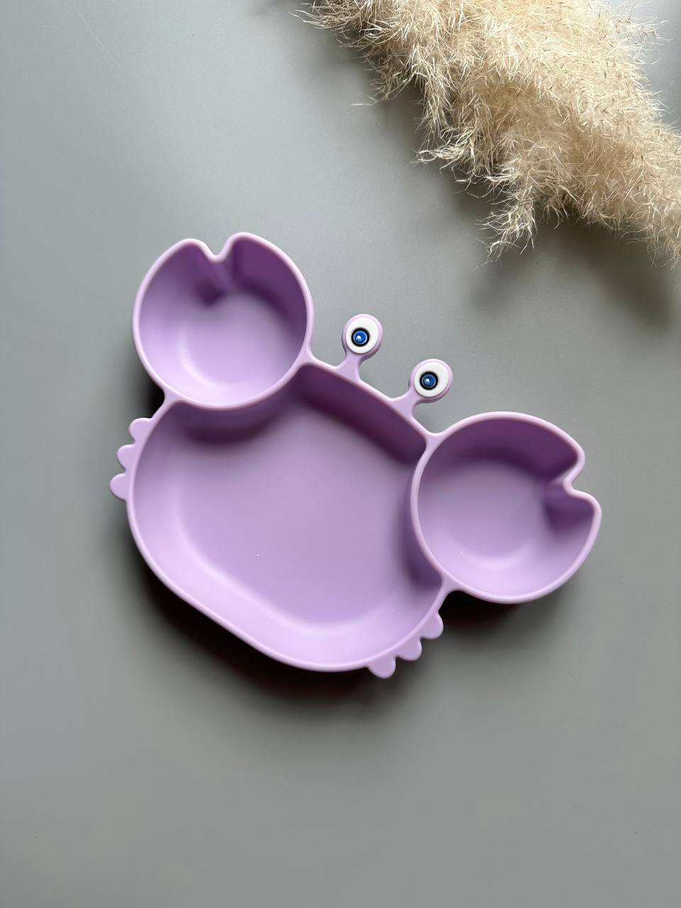 секційна тарілочка Крабик purple