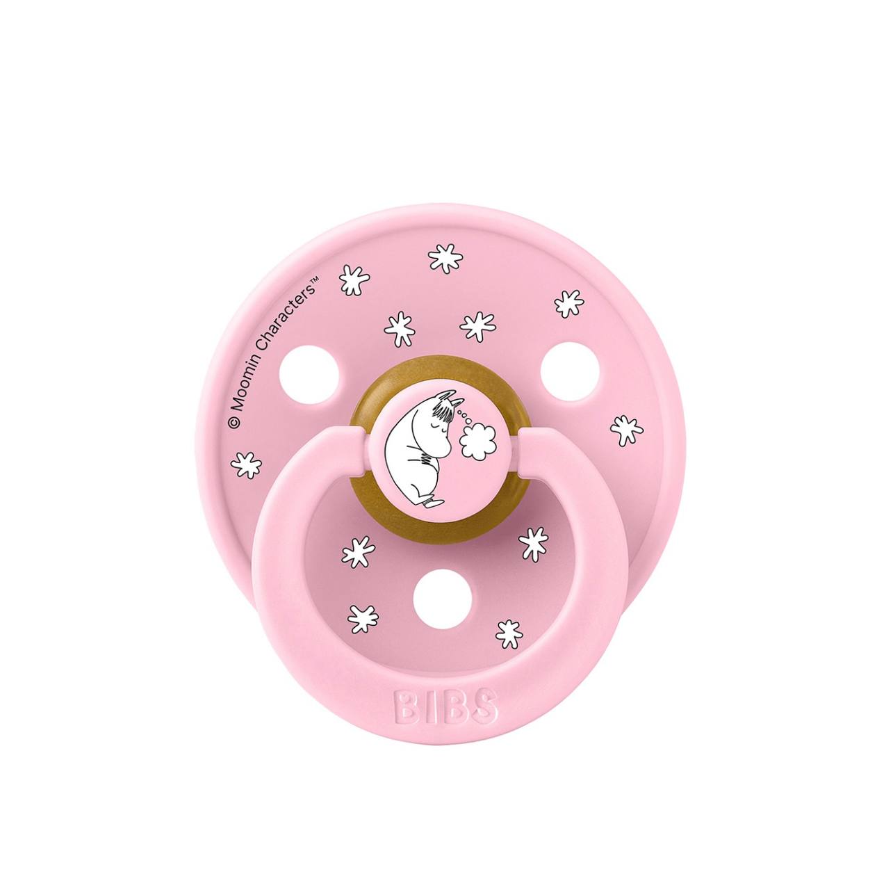 Пустушка Moomins Colour Latex Round (кругла) Dreaming Baby Pink  6-18 м