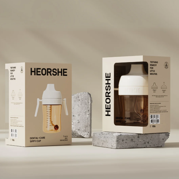 Поїльник HEORSHE 300 мл білий