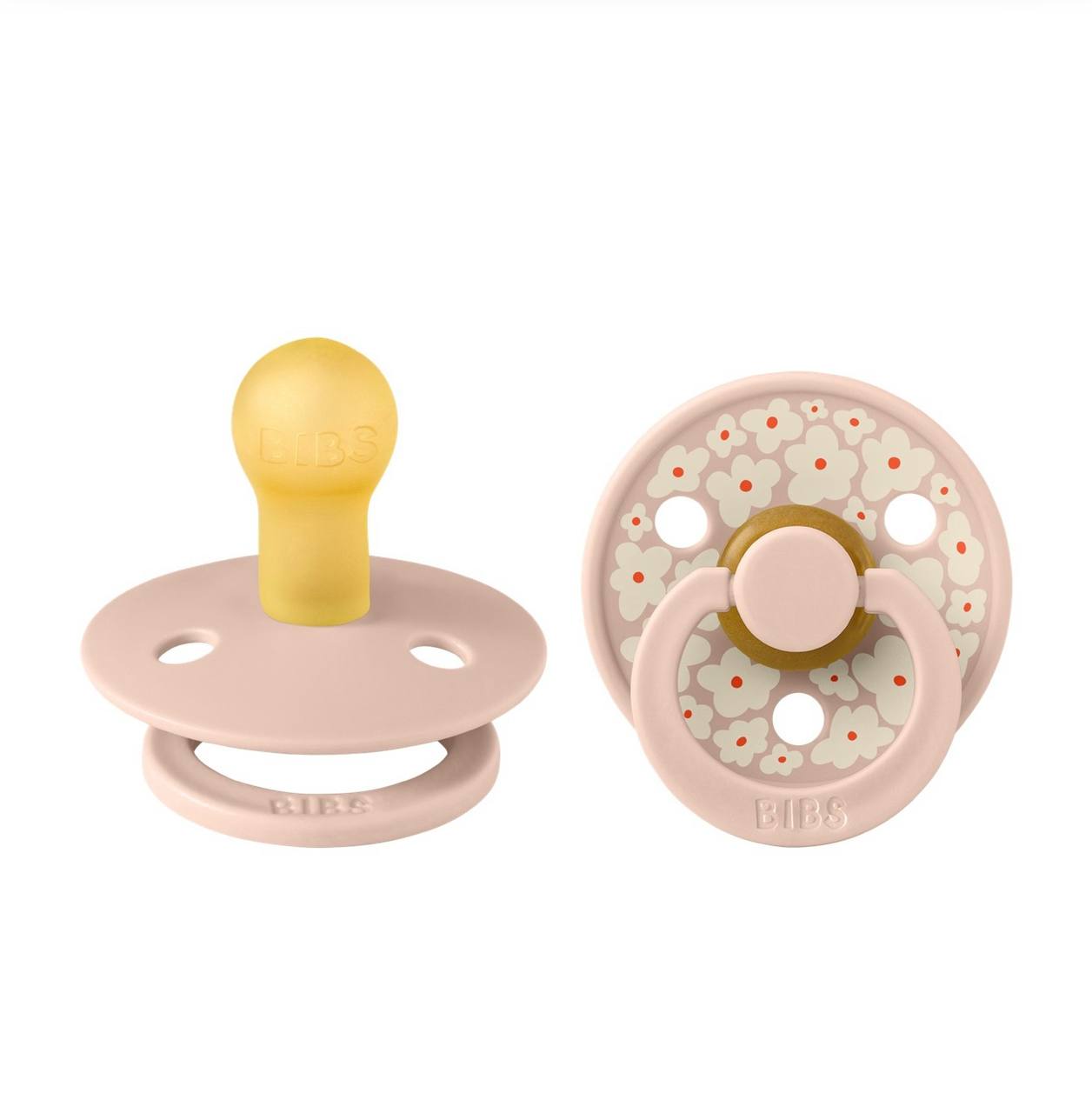 Пустушка Studio Colour Latex Round (кругла) Jasmine-Blush 0-6 м ( 2 в упаковці)