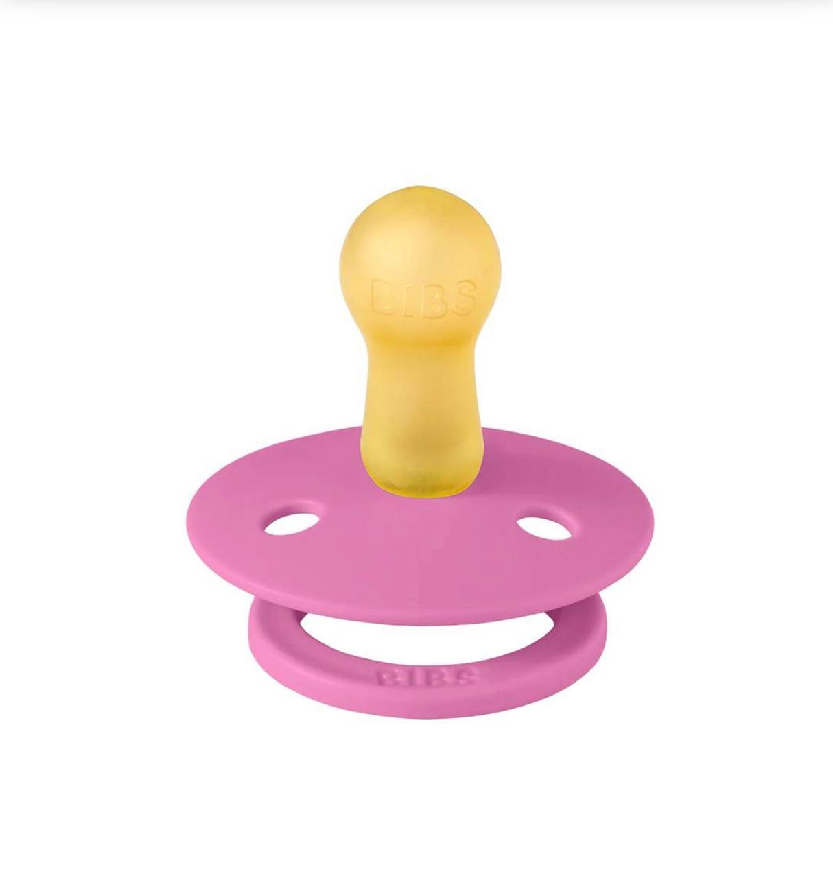 Пустушка BIBS Colour Latex Round (кругла) Babblegum 0-6 м