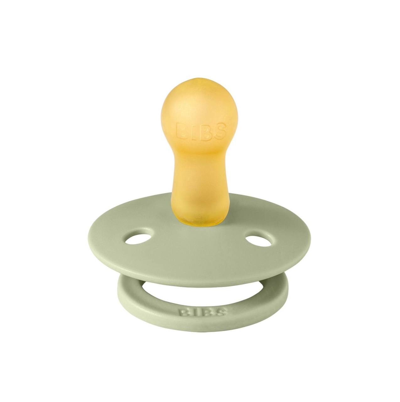 Пустушка BIBS Colour Latex Round (кругла) Sage 6-18 м