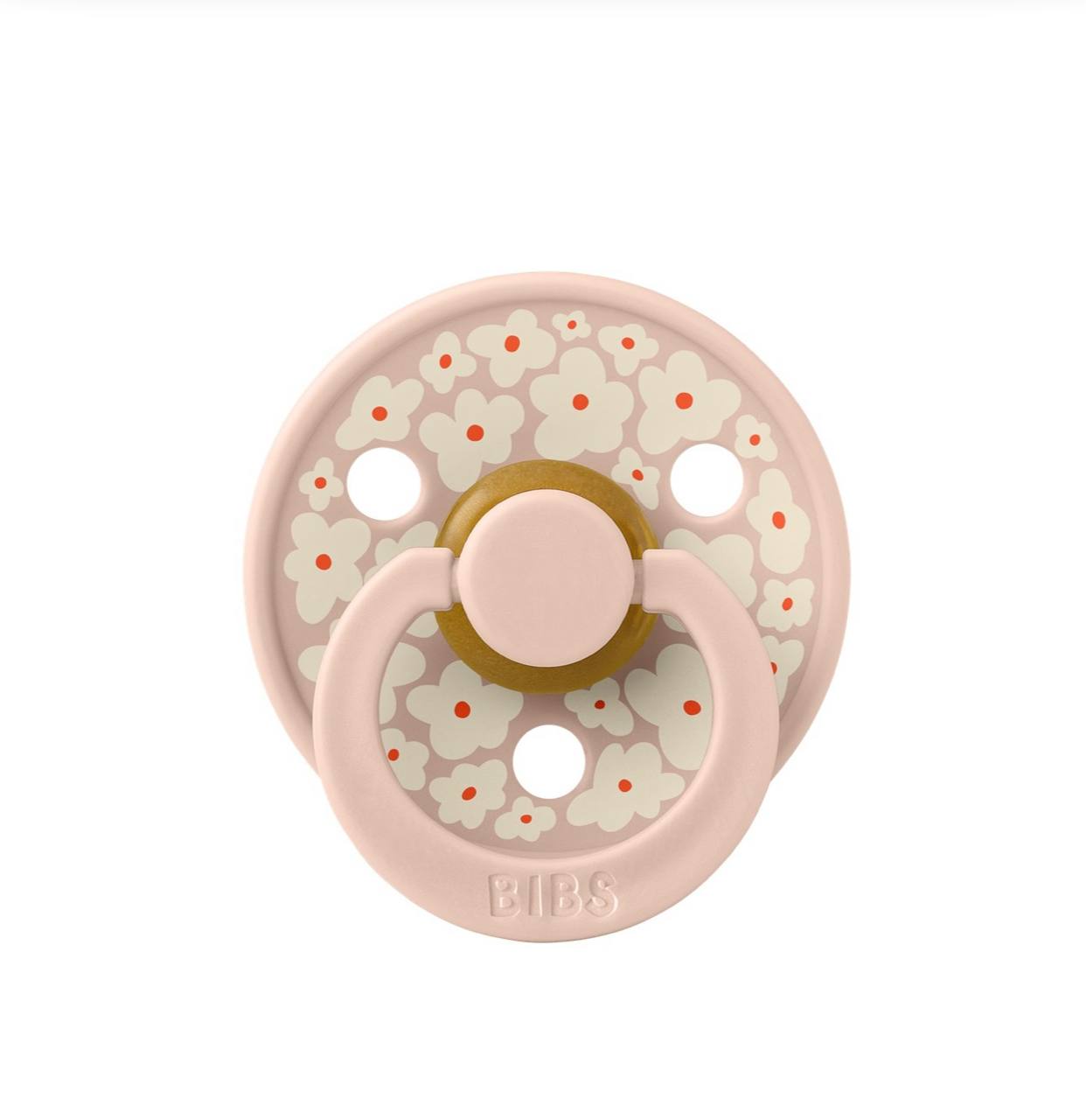 Пустушка Studio Colour Latex Round (кругла) Jasmine-Blush 6-18 м ( 2 в упаковці)