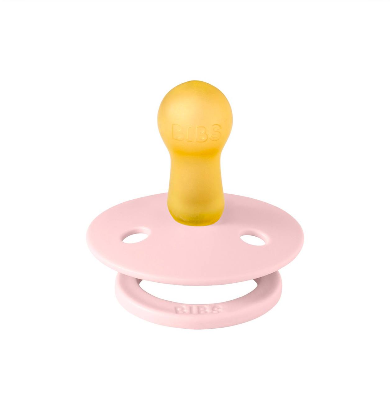 Пустушка BIBS Colour Latex Round (кругла) Blossom 0-6 м