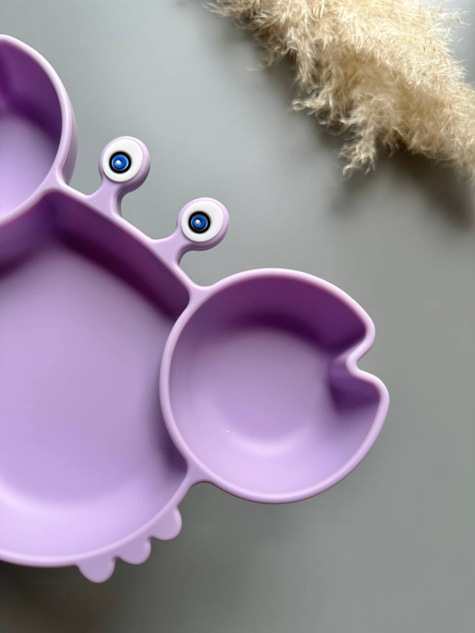 секційна тарілочка Крабик purple