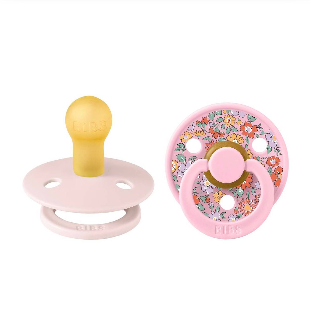 Пустушка Bibs x Liberty Colour Latex Round (кругла) oscar meadow petal Mix 6 -18 м ( 2 в упаковці )